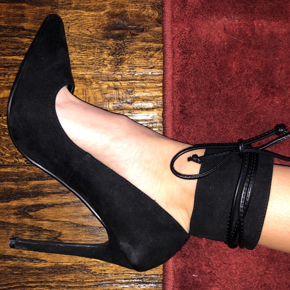 black heels